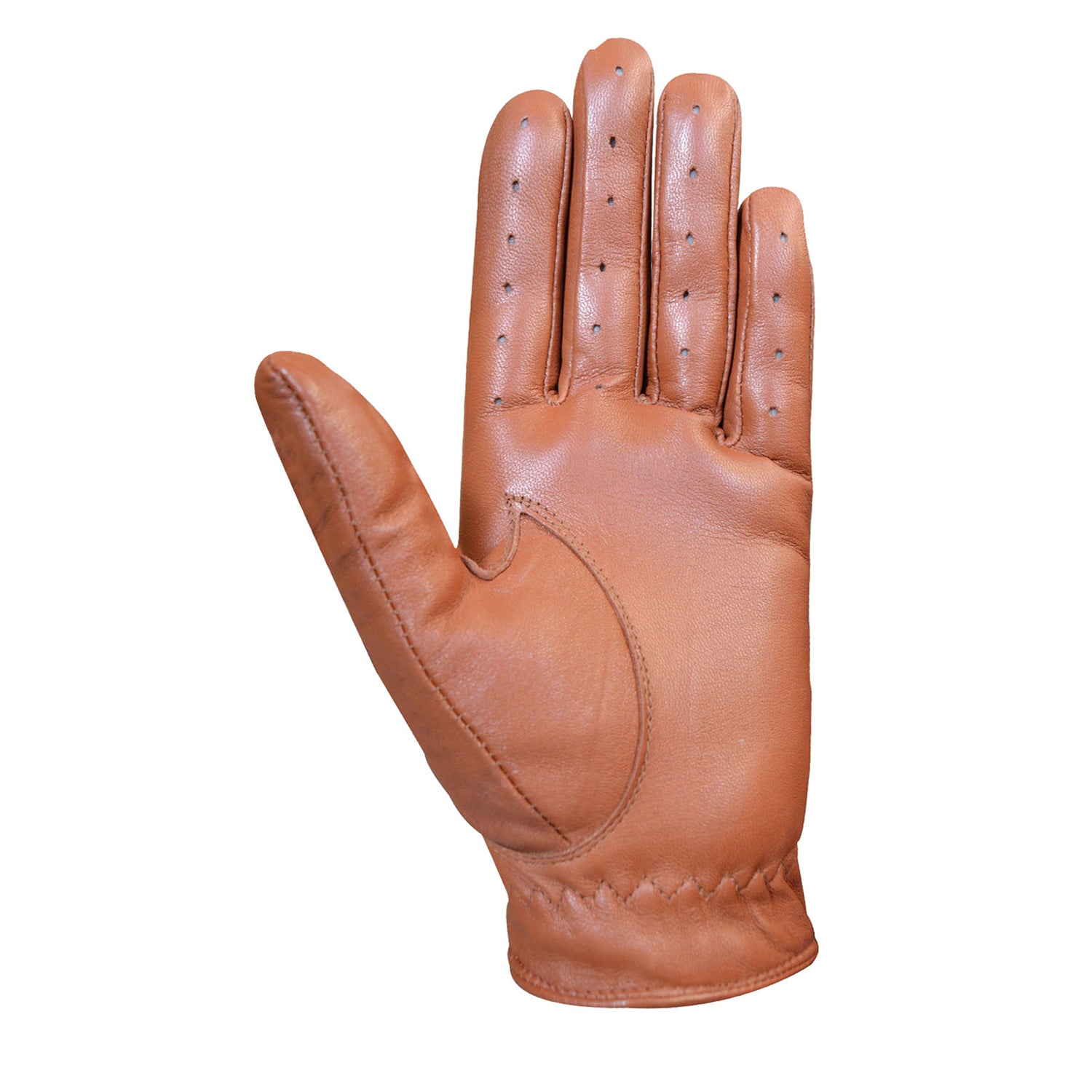Tan Leather Driving Gloves