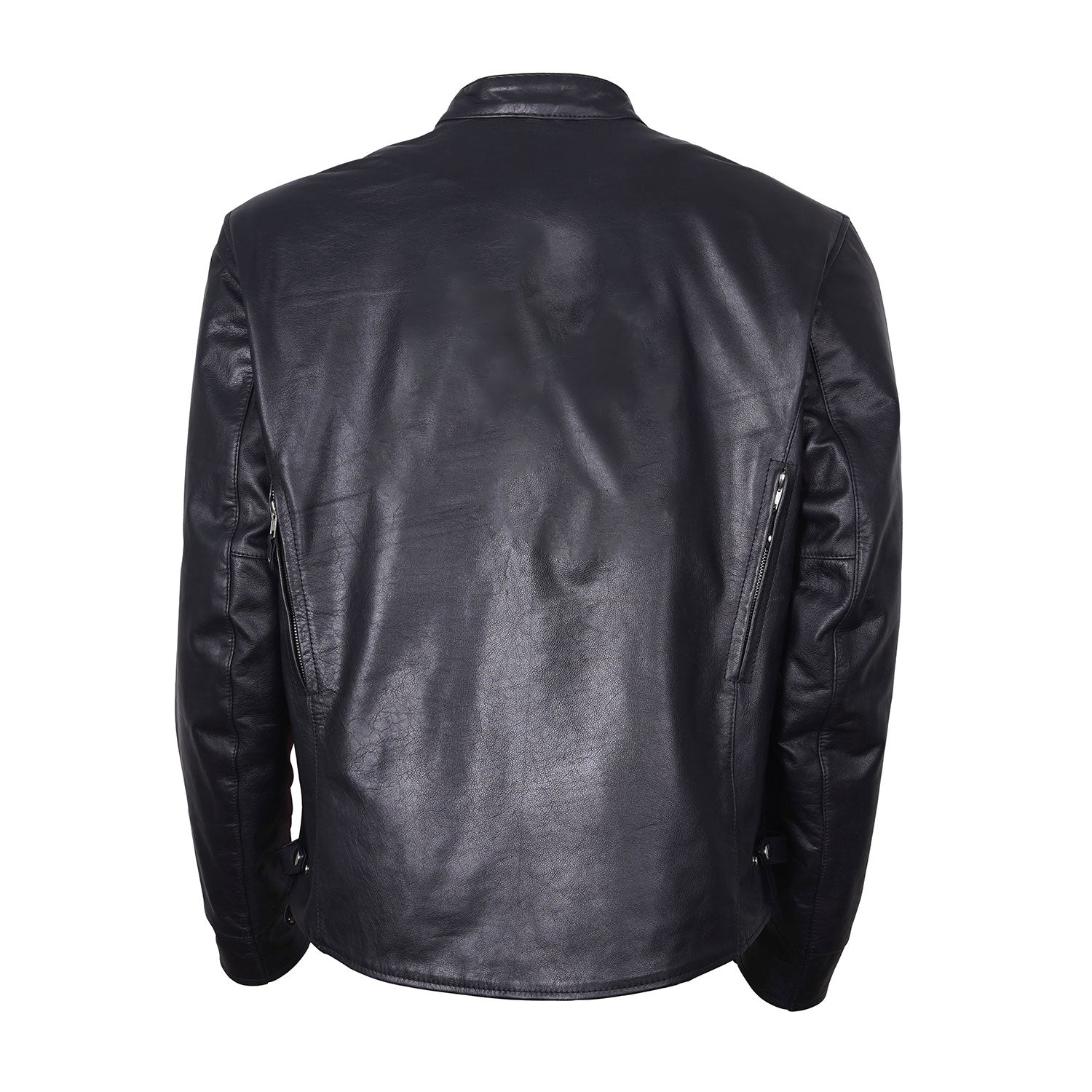 Black Leather Biker Jacket