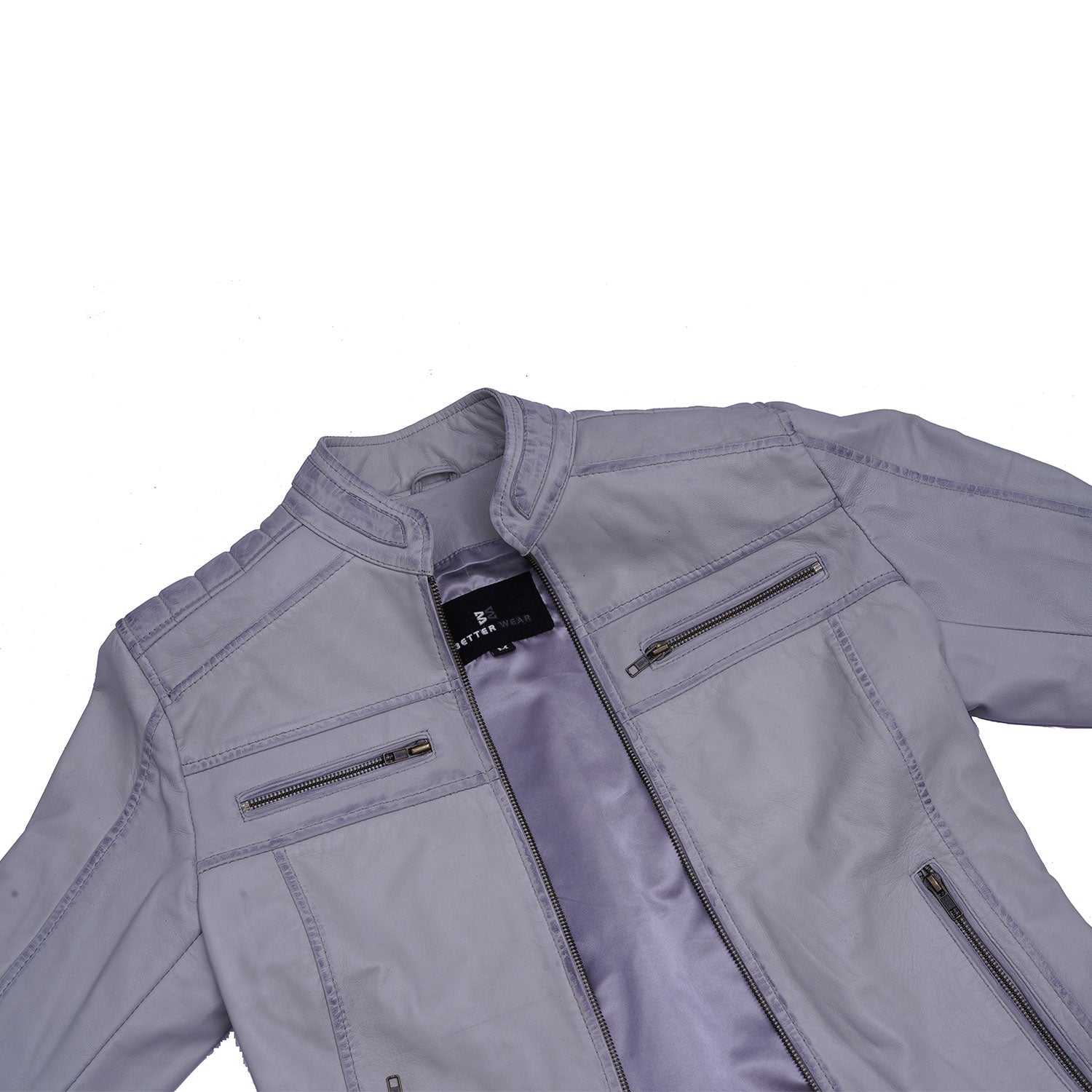 Ladies Motorbikes  fashion Leather Jacket