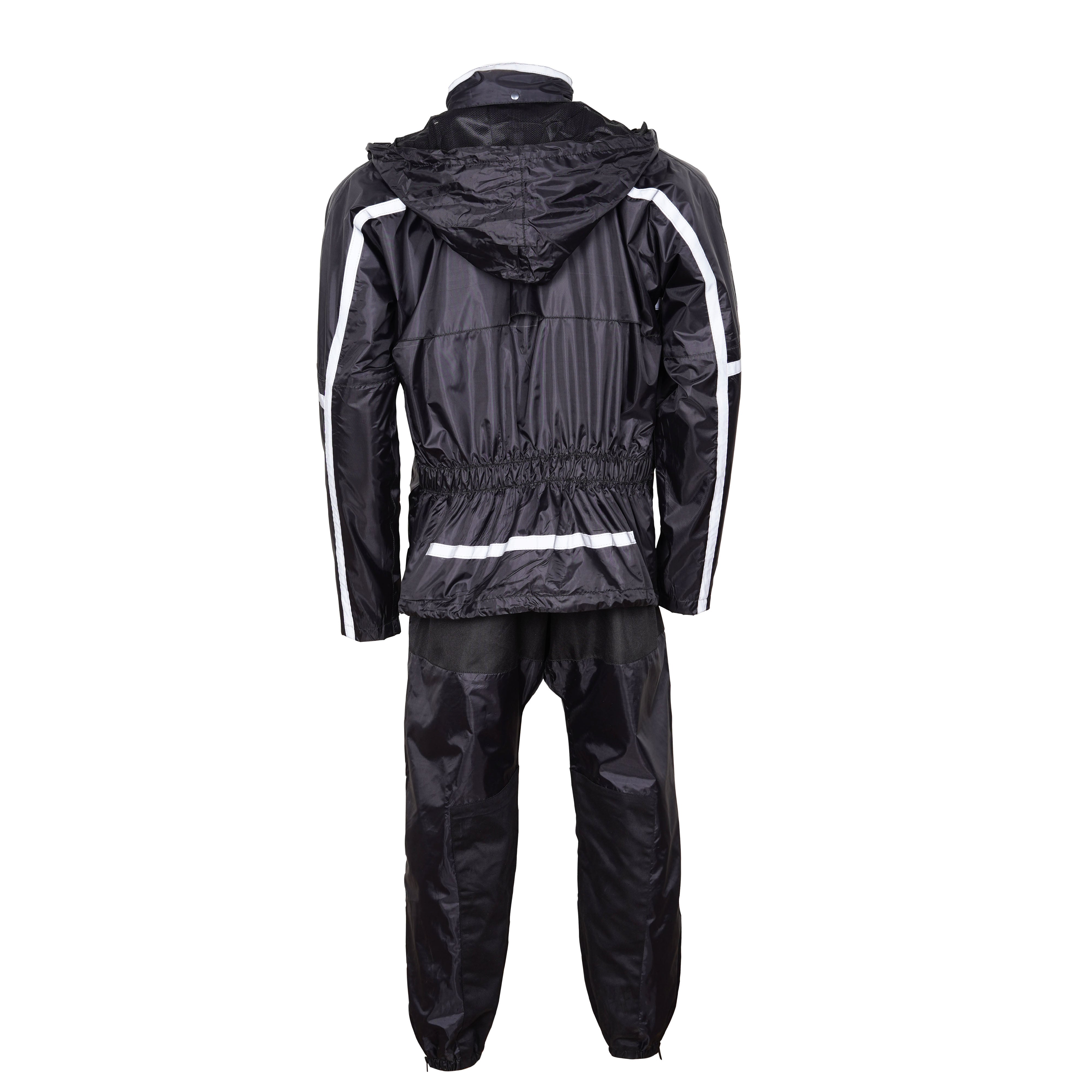 Motorcycle Rain Suit for Men Women Unisex Two-piece Waterproof Reflector