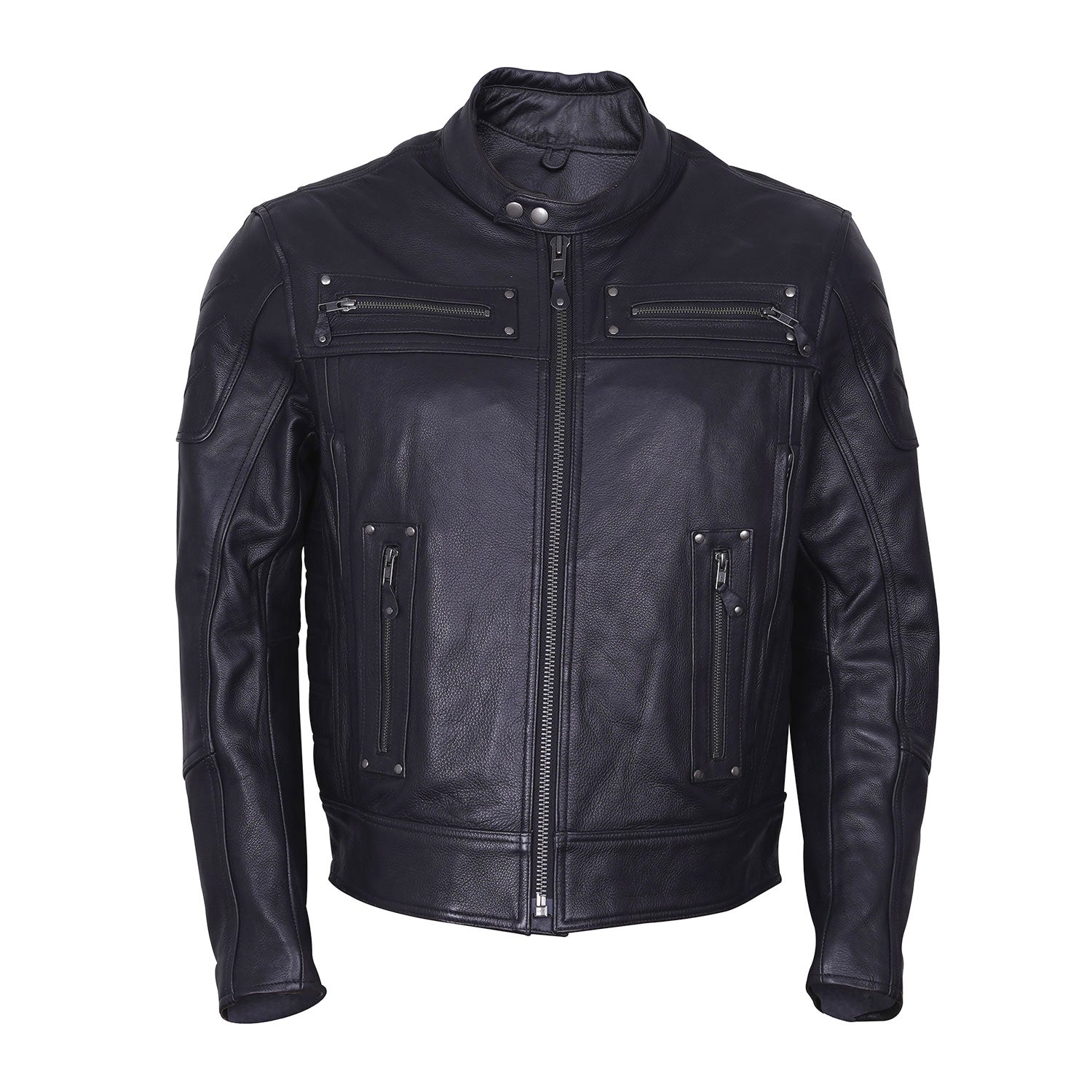 Classic Premium Biker Leather Jacket Motorcycle Men's *Best Seller*