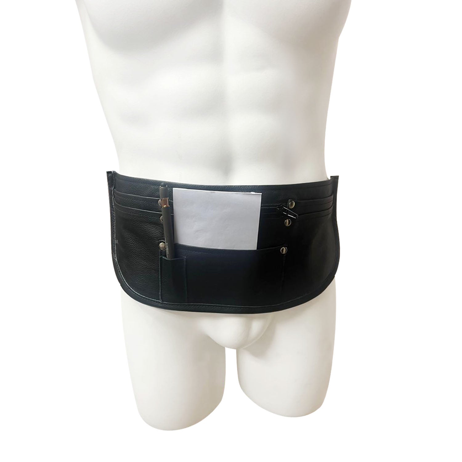 Waitress Bag Pouch Money Leather Waist Bag Adjustable