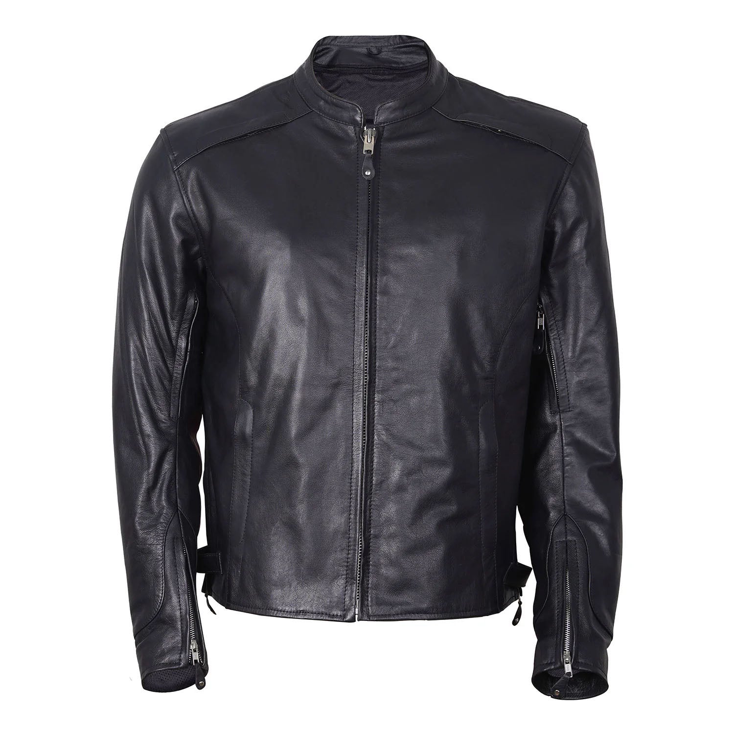 Black Leather Biker Jacket