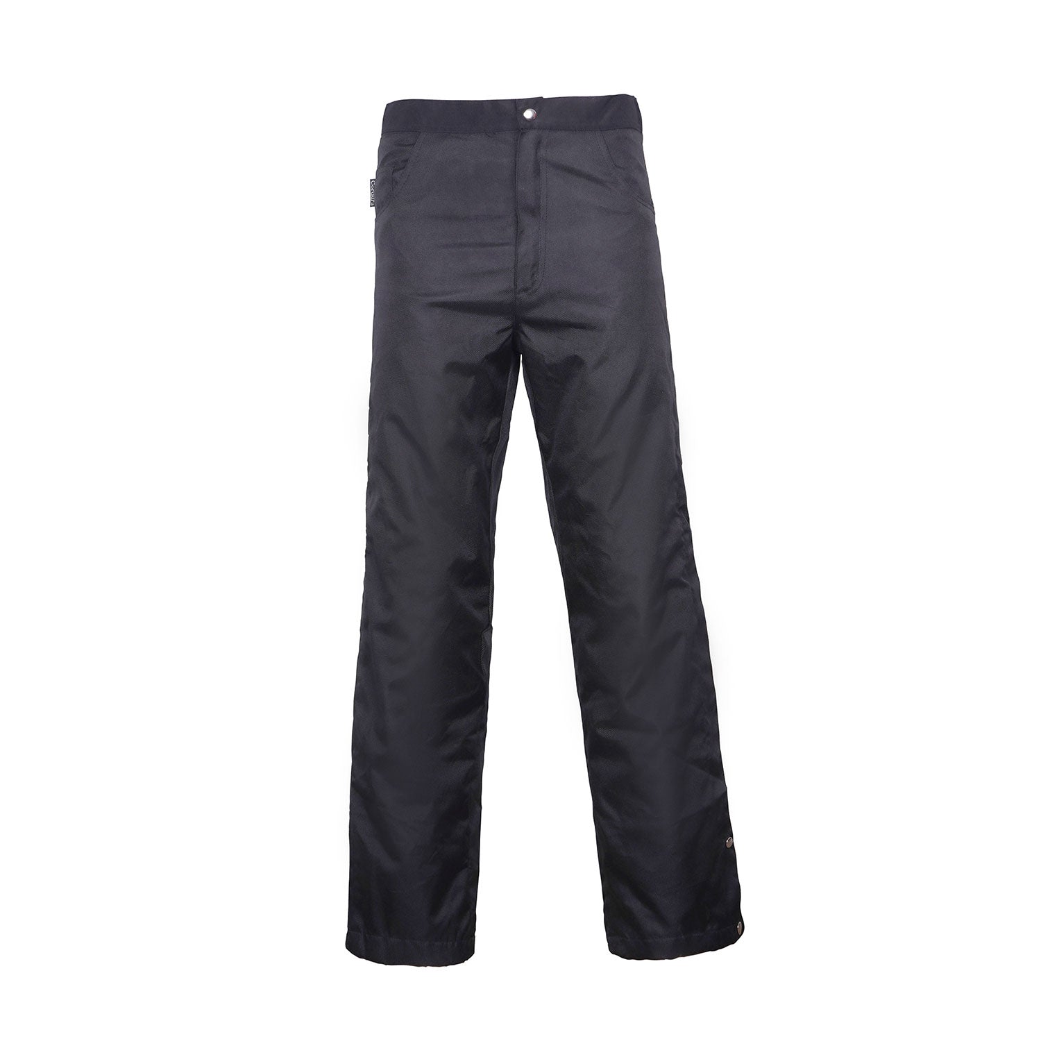 Unisex Motorcycle Waterproof Over Pants Biker Riding Touring Plain Black
