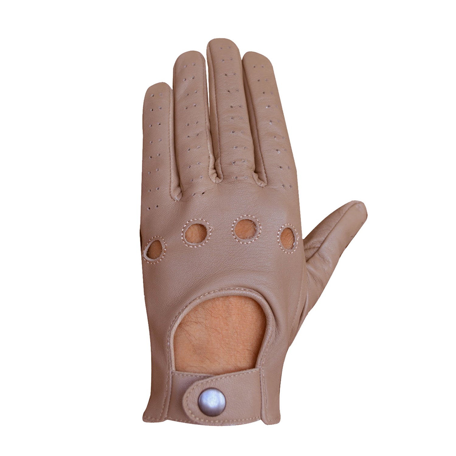Men’s Leather Driving Gloves – Black, Tan & Brown