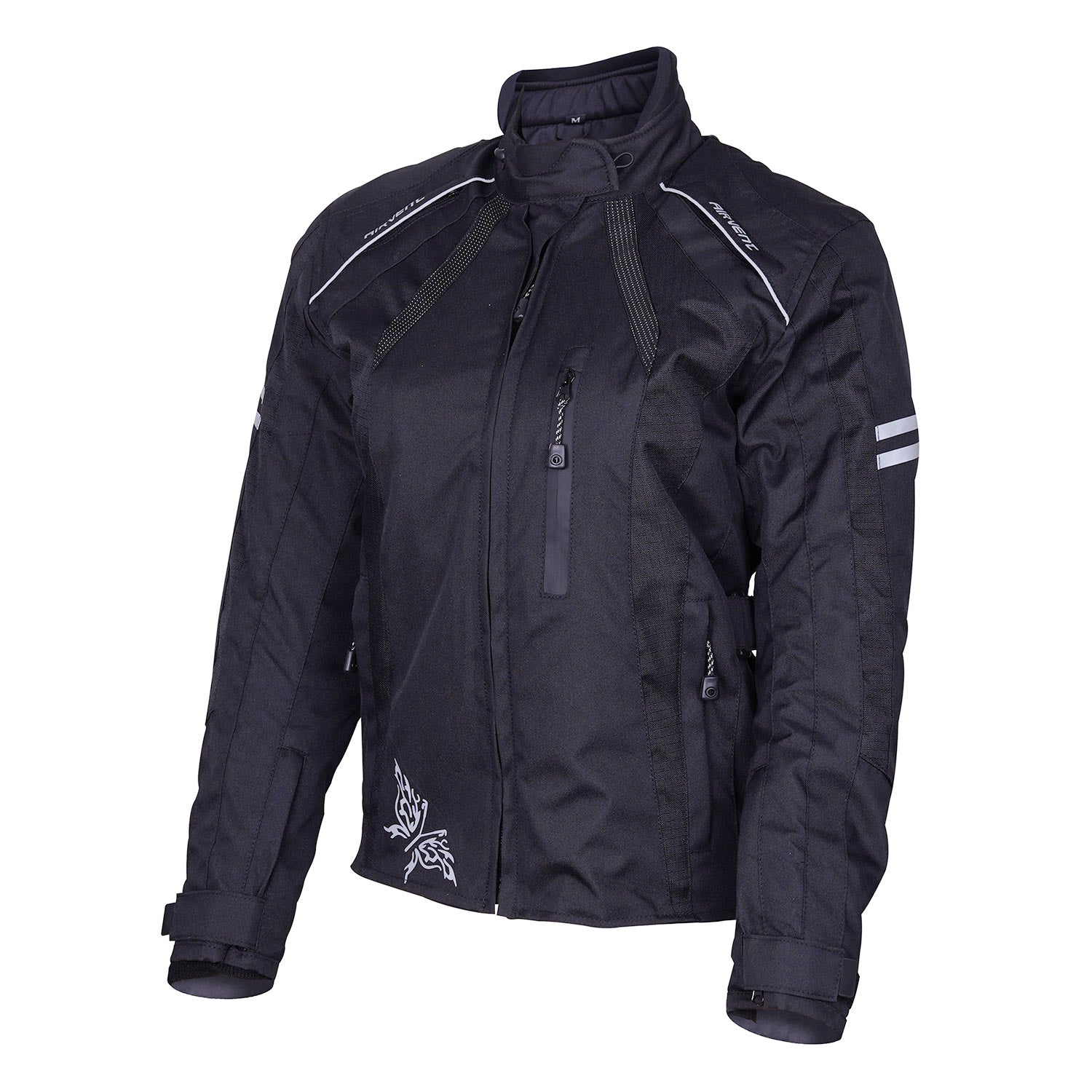Ladies Motorcycle Textile Jacket Adventure Touring Armor Lady Rider