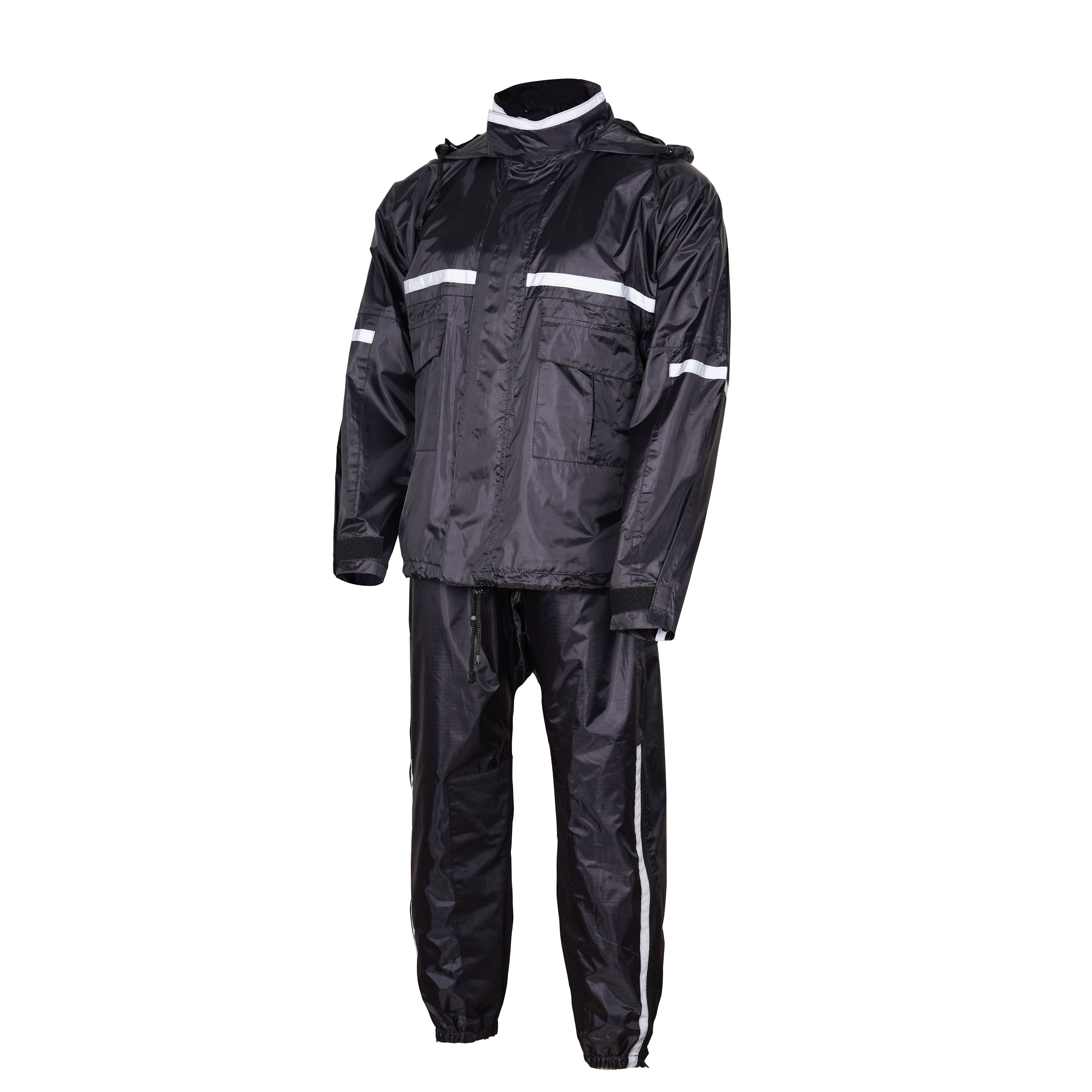 Motorcycle Rain Suit for Men Women Unisex Two-piece Waterproof Reflector