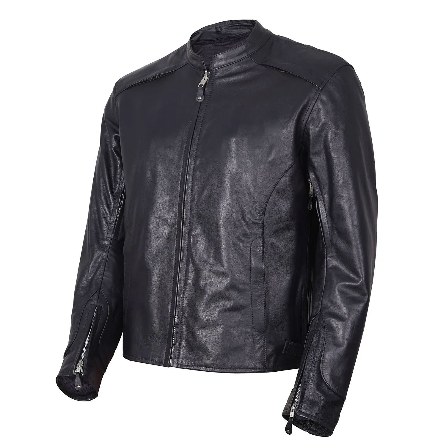 Black Leather Biker Jacket