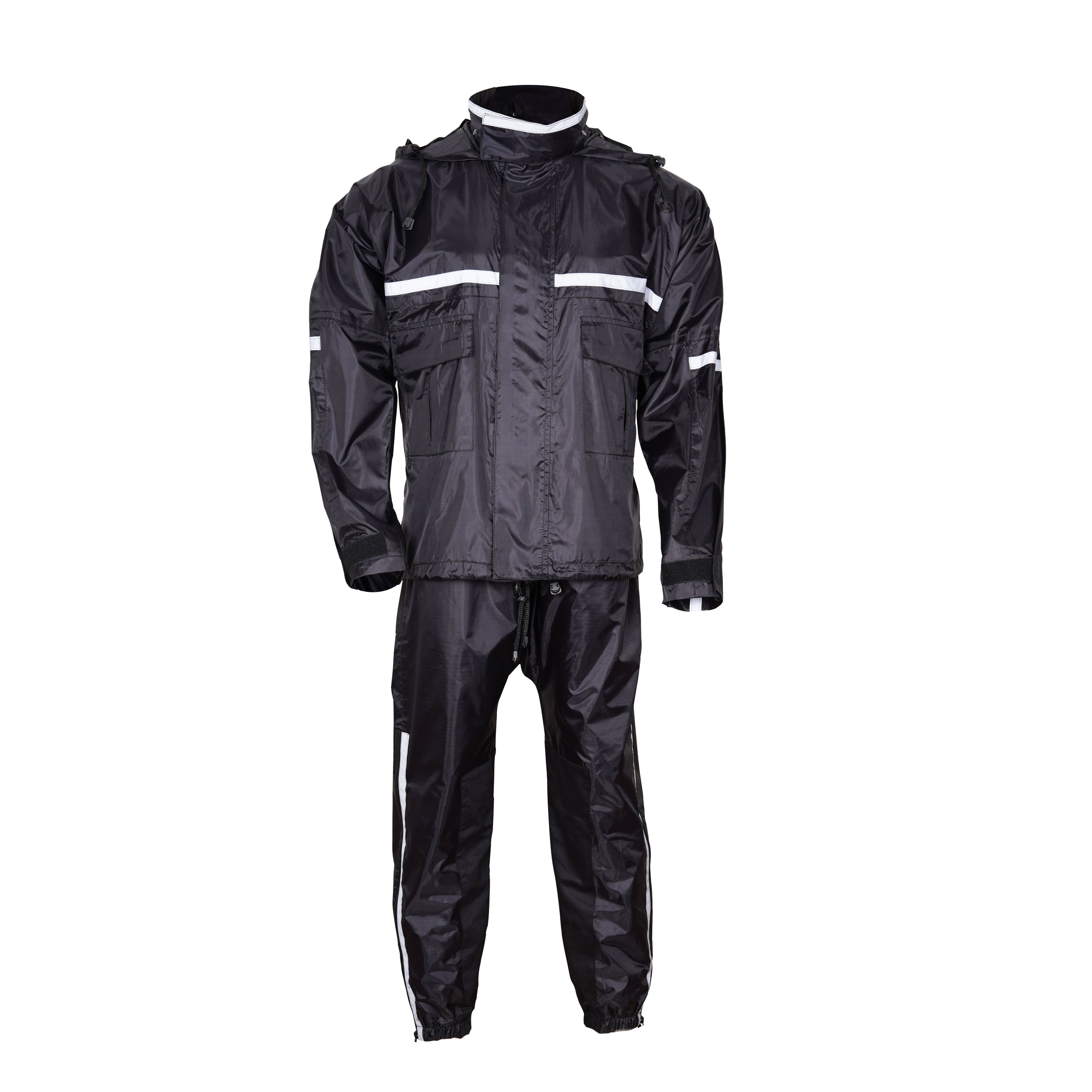 Motorcycle Rain Suit for Men Women Unisex Two-piece Waterproof Reflector