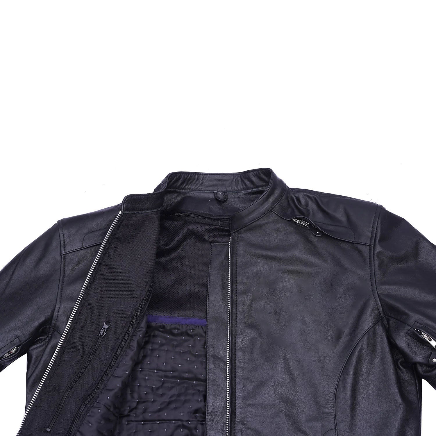 Black Leather Biker Jacket