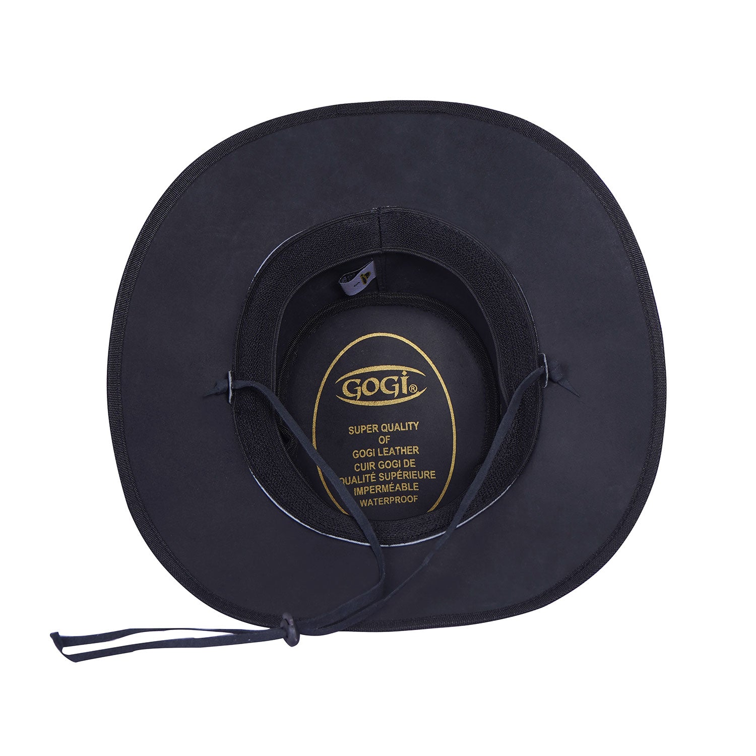 Unisex Vintage Leather Cowboy Aussie Outback Hat