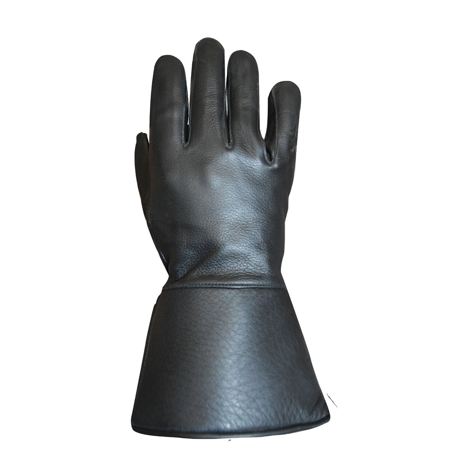 Premium Leather Motorcycle Gauntlet Gloves