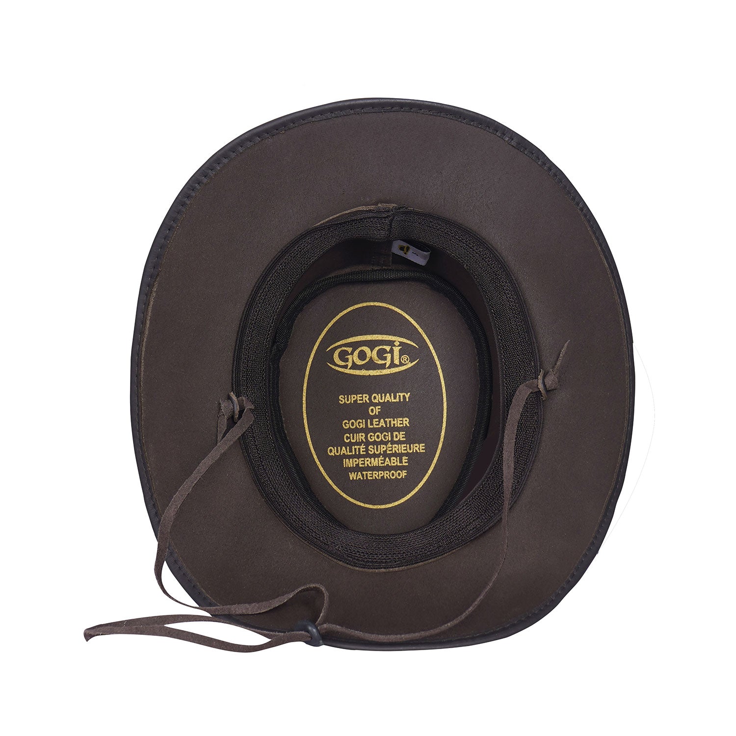 Unisex Leather Cowboy Aussie Outback Hat