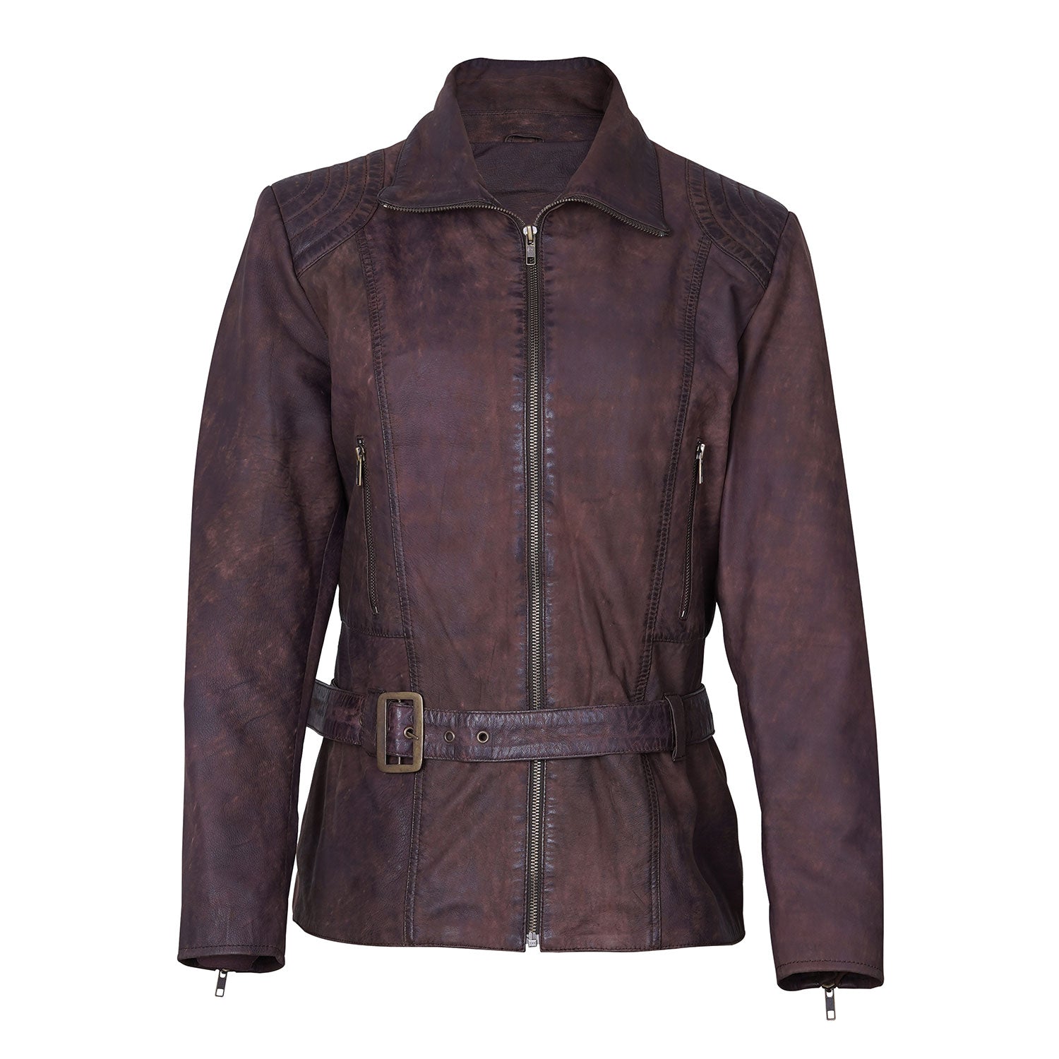 Women’s Brown Leather Jacket