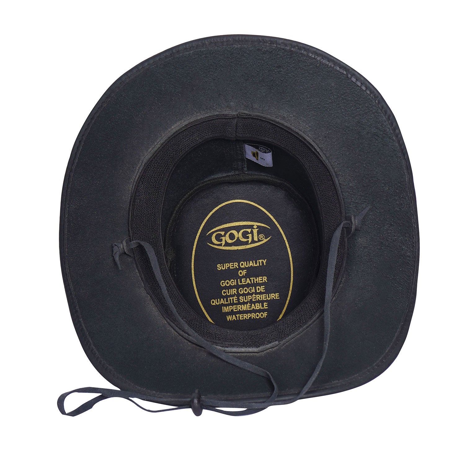 Unisex Leather Cowboy Aussie Outback Hat
