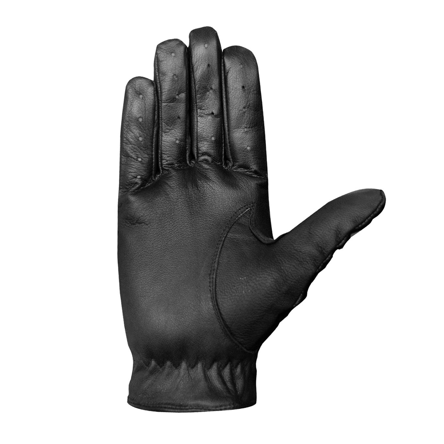 Men’s Black Cowhide Leather Driving Gloves
