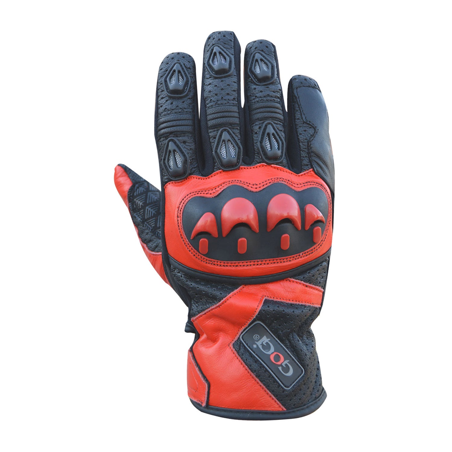 Sport Riding Motorcycle Gloves – Red/Black