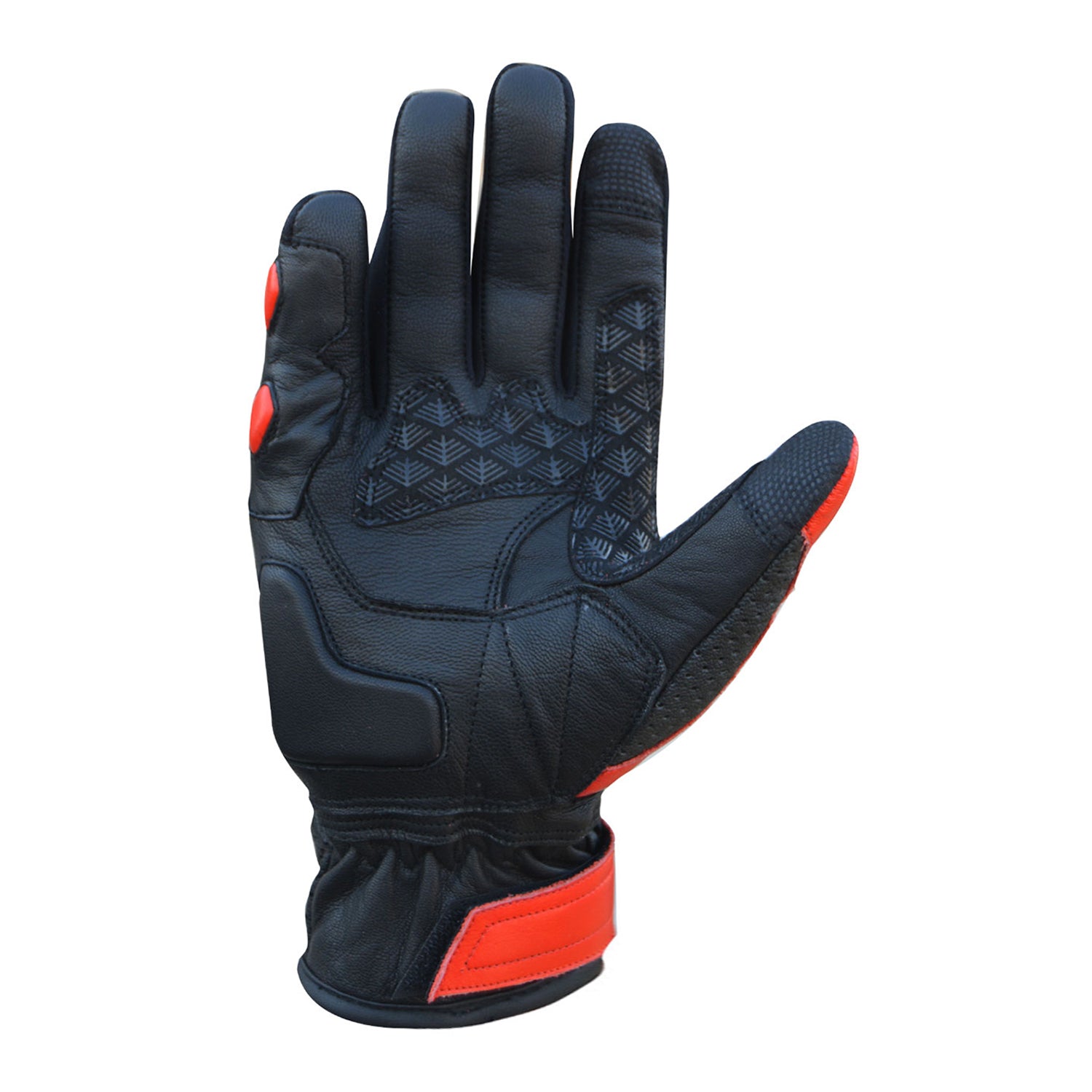 Sport Riding Motorcycle Gloves – Red/Black