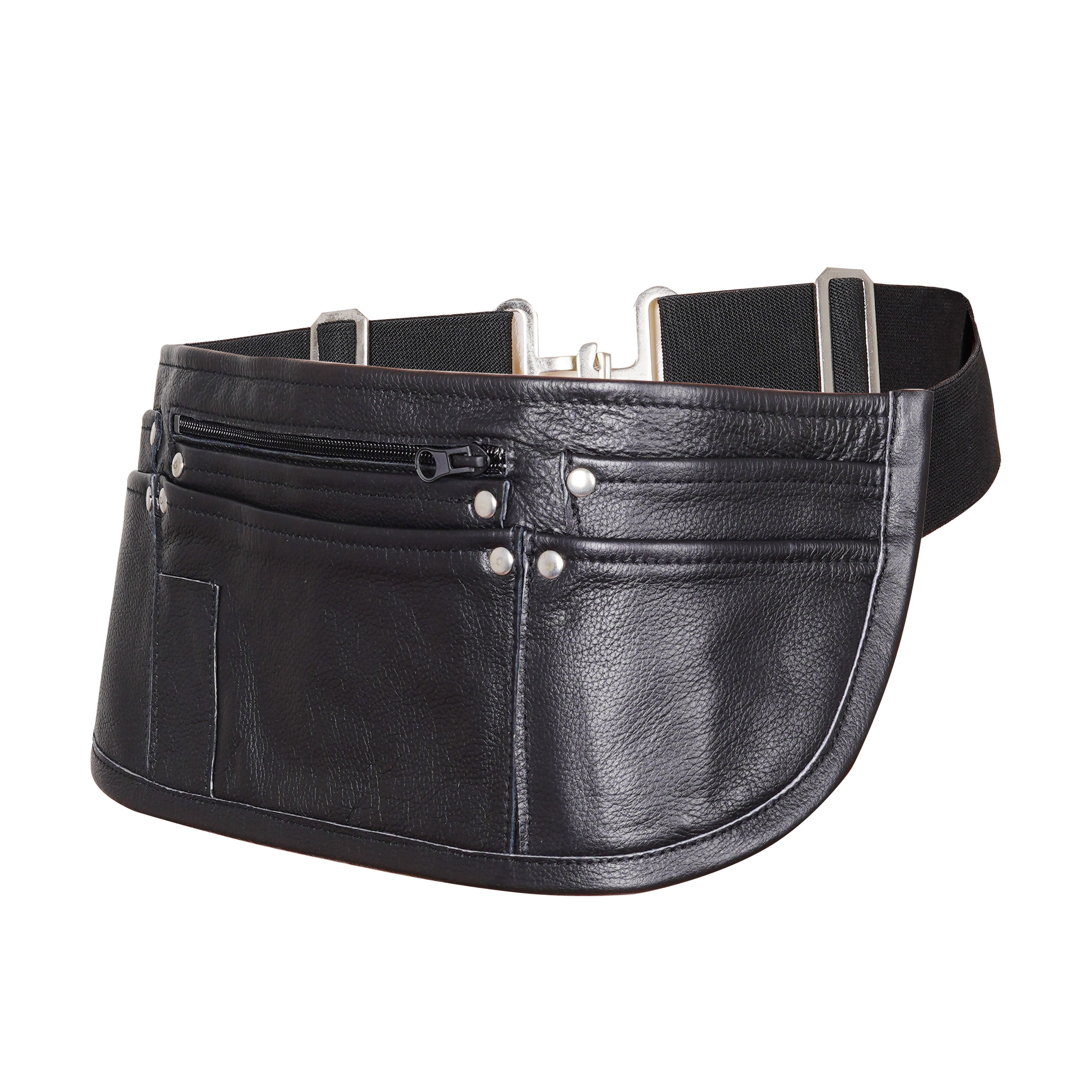 Waitress Bag Pouch Money Leather Waist Bag Adjustable