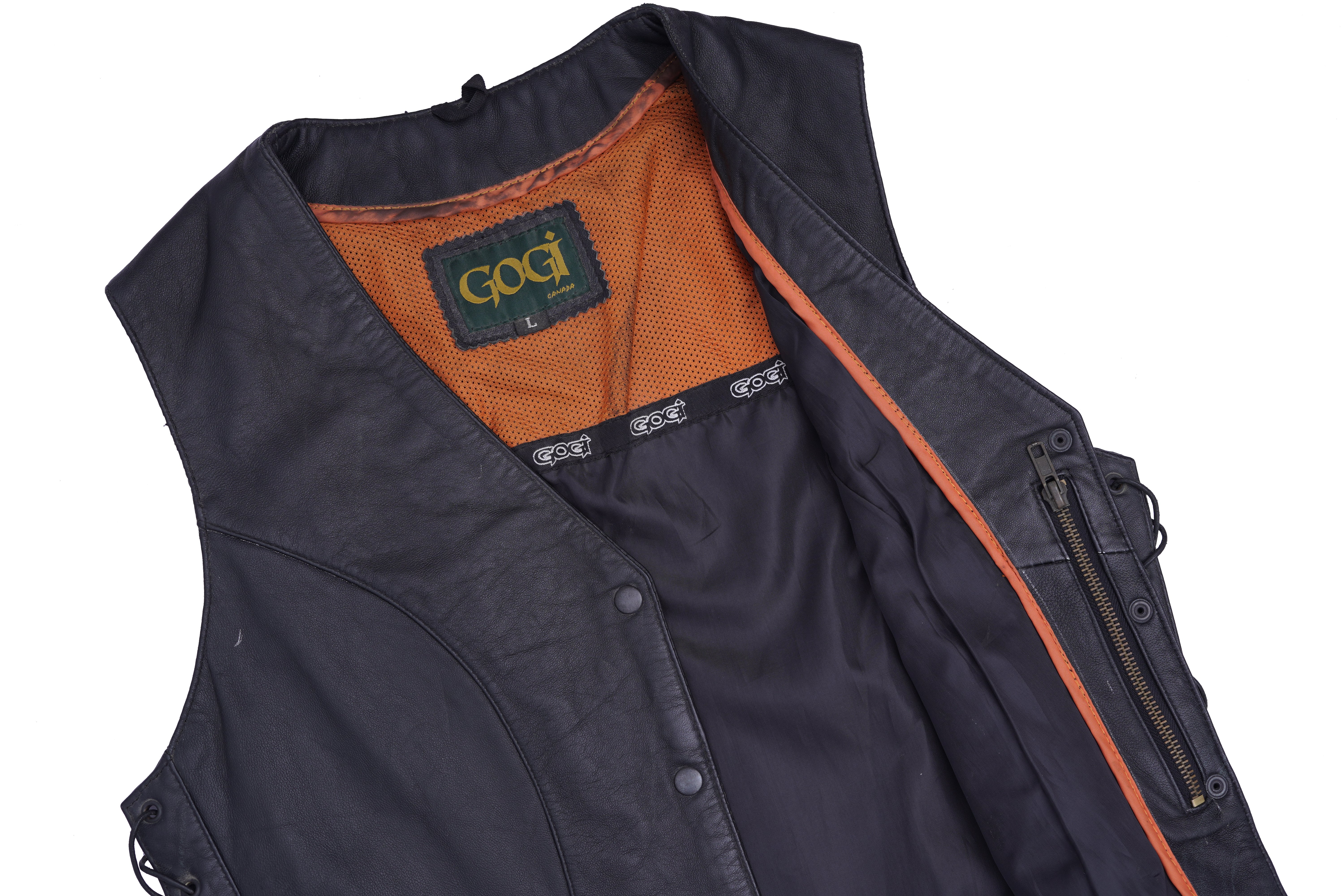 Classic Leather Biker Vest