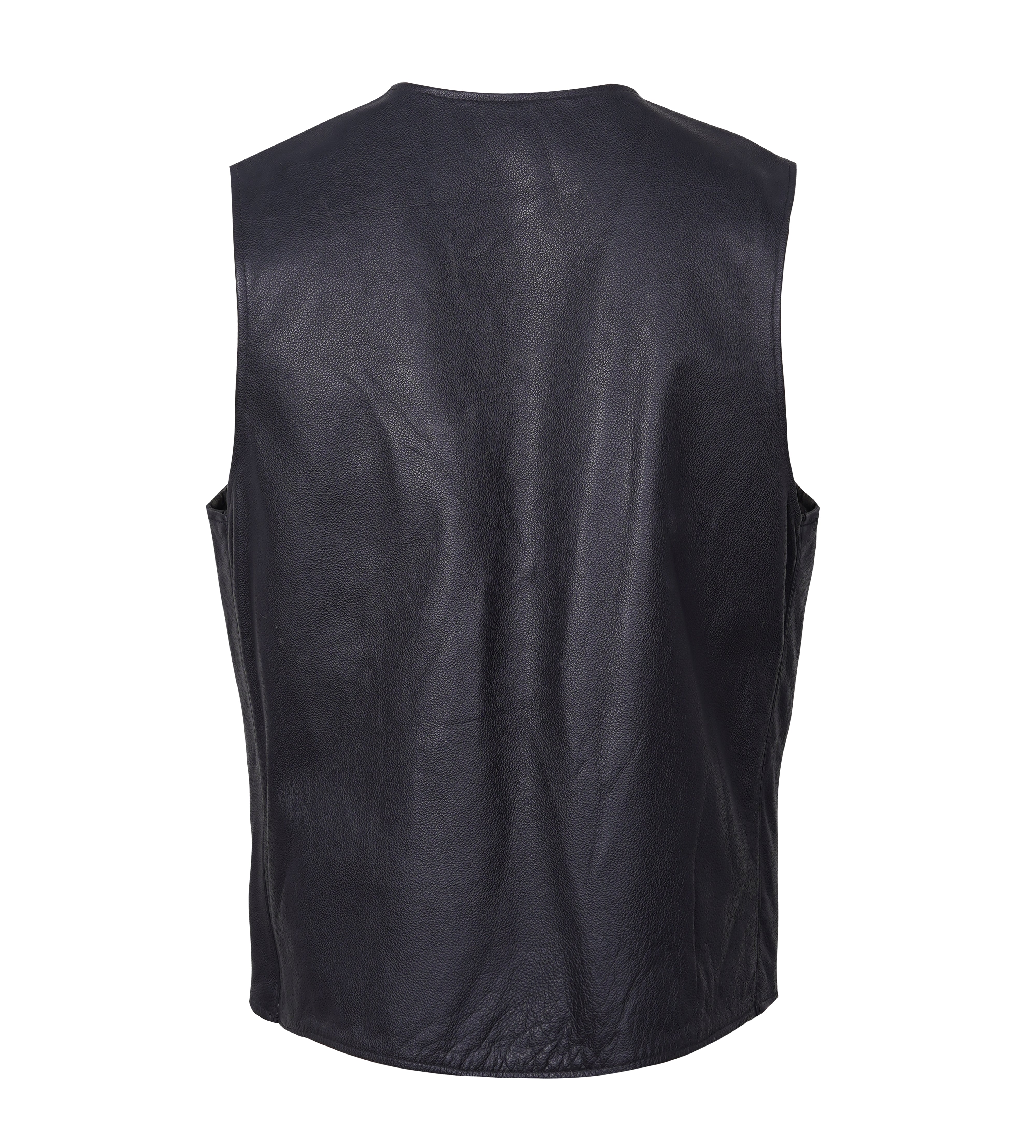 Classic Leather Biker Vest