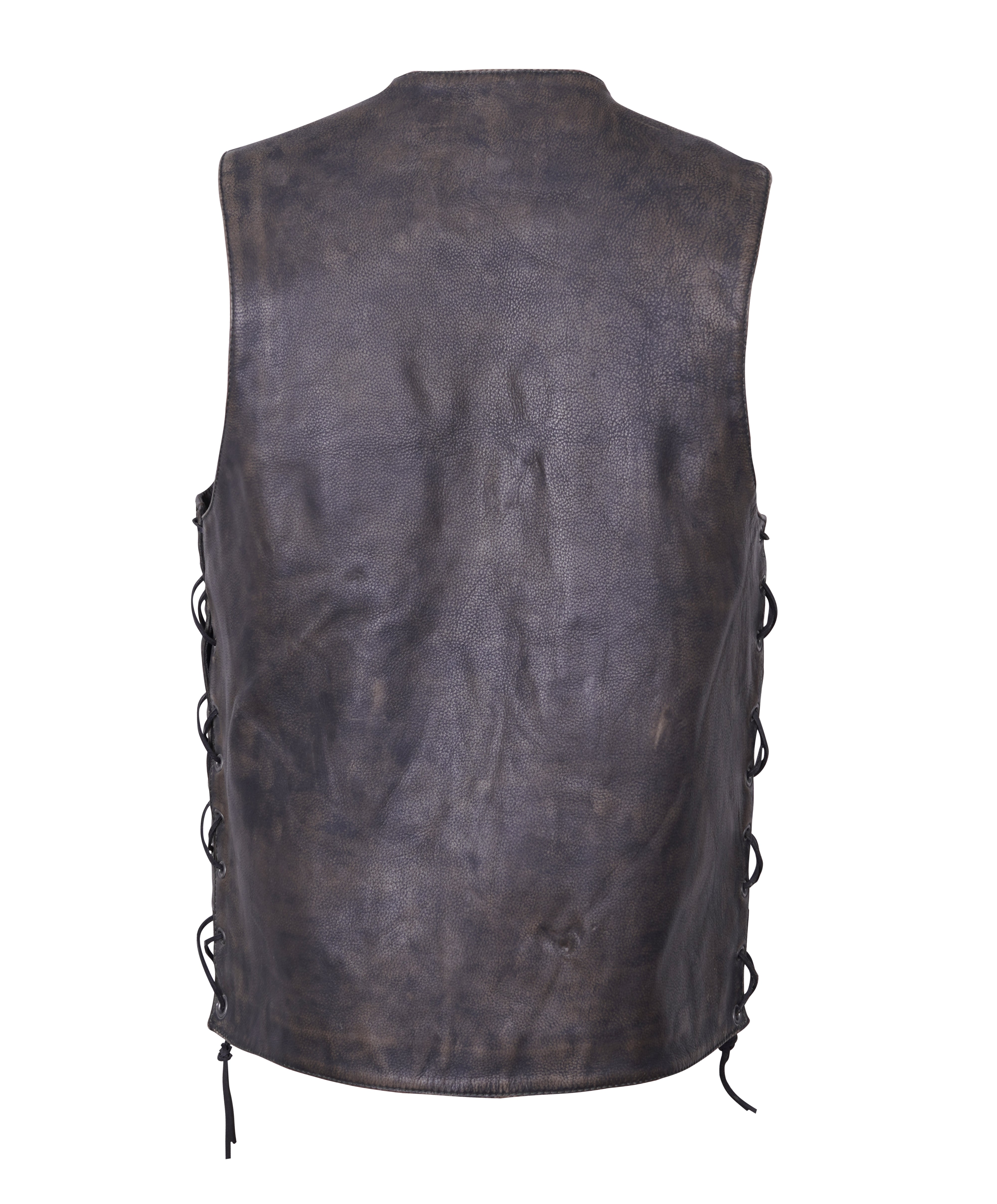 Classic Leather Biker Vest