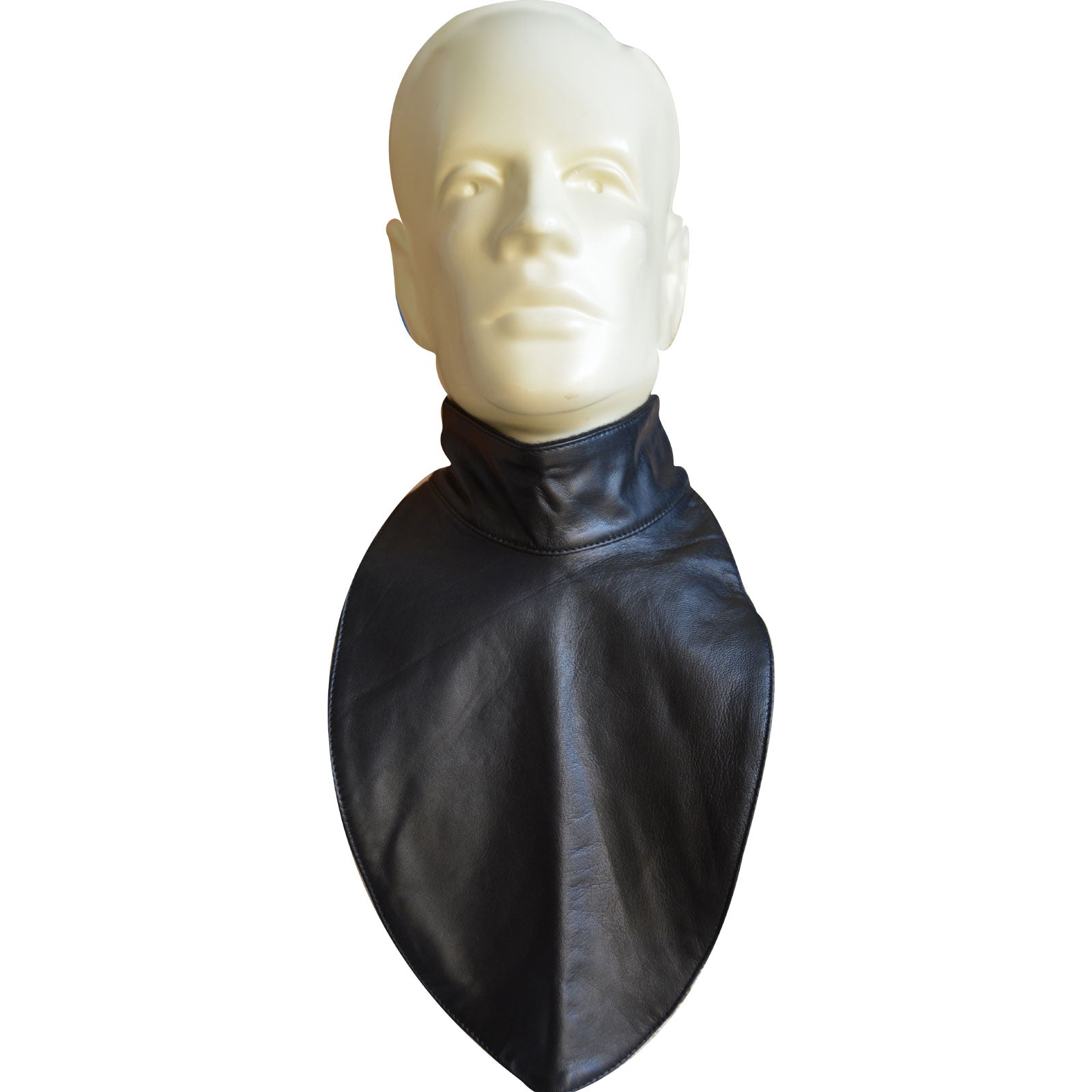Leather Neck Gaiter / Leather Bib Scarf