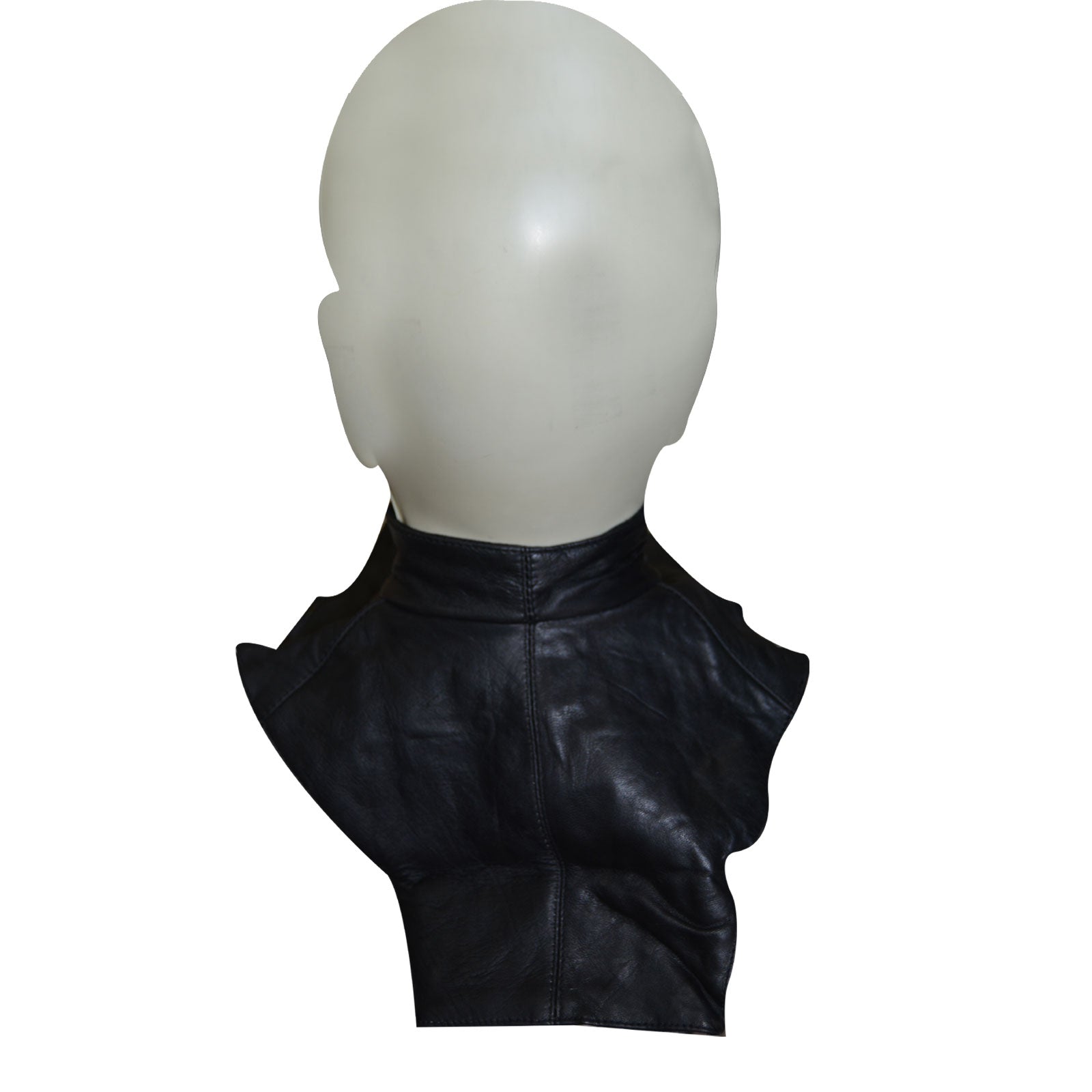 Black Leather Neck Guard Mask