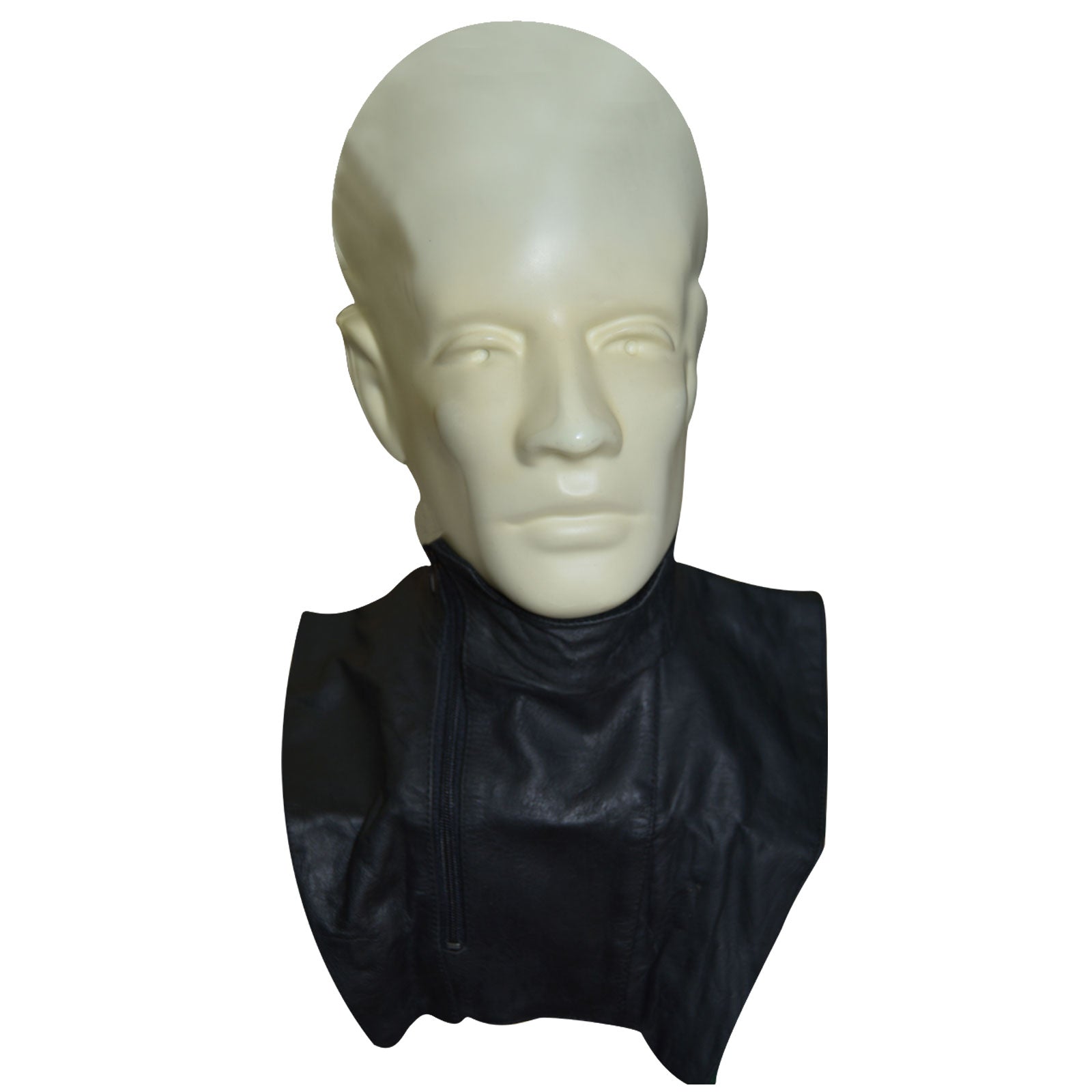 Black Leather Neck Guard Mask