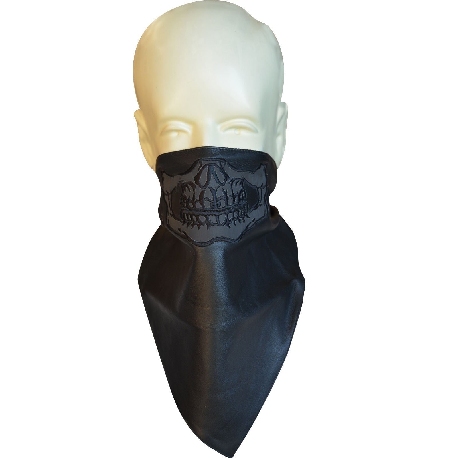 Skull Rider Leather Face Mask