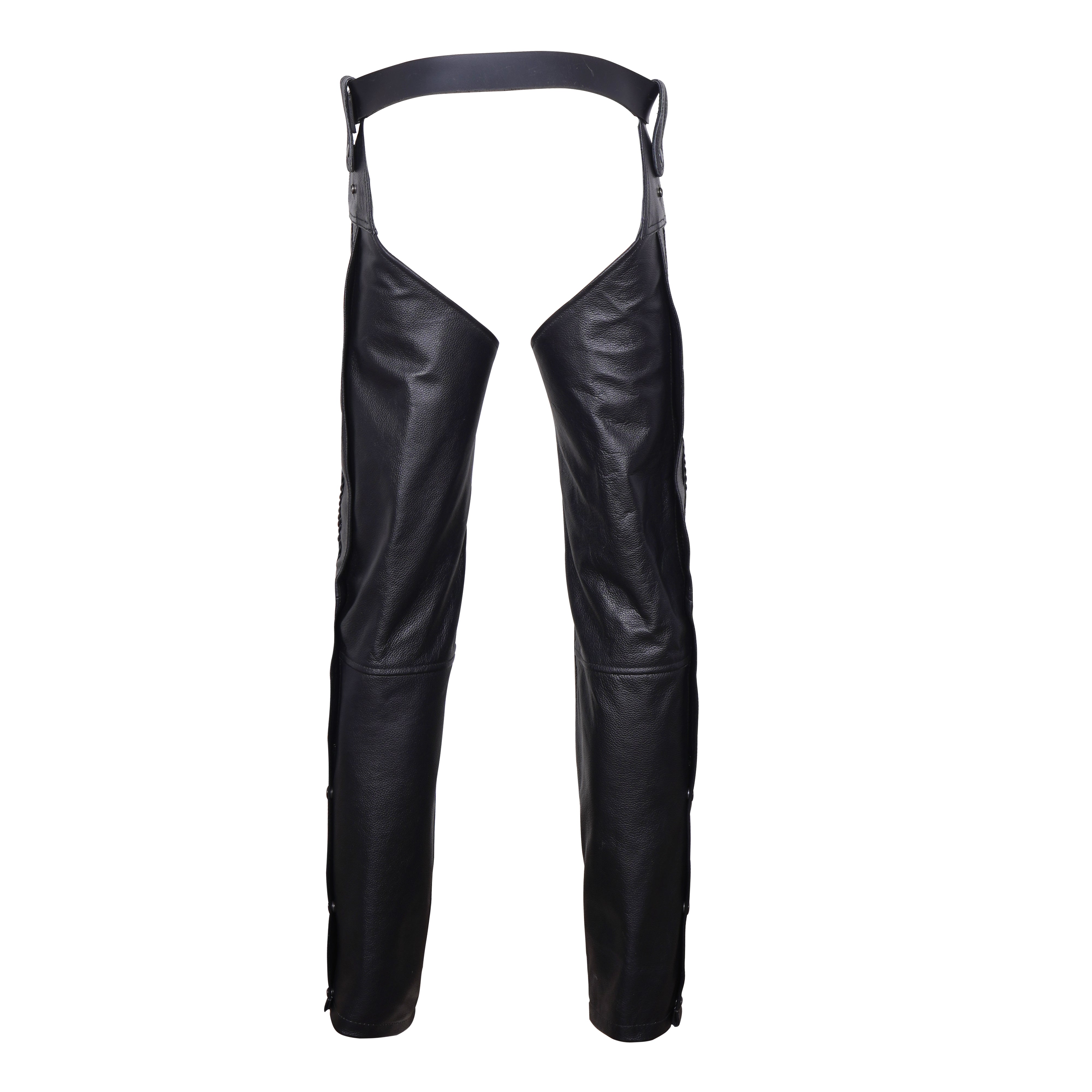 Leather Motorcycle Loop Chaps Men Women Unisex Riding