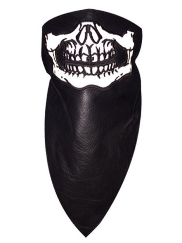 Skull Rider Leather Face Mask