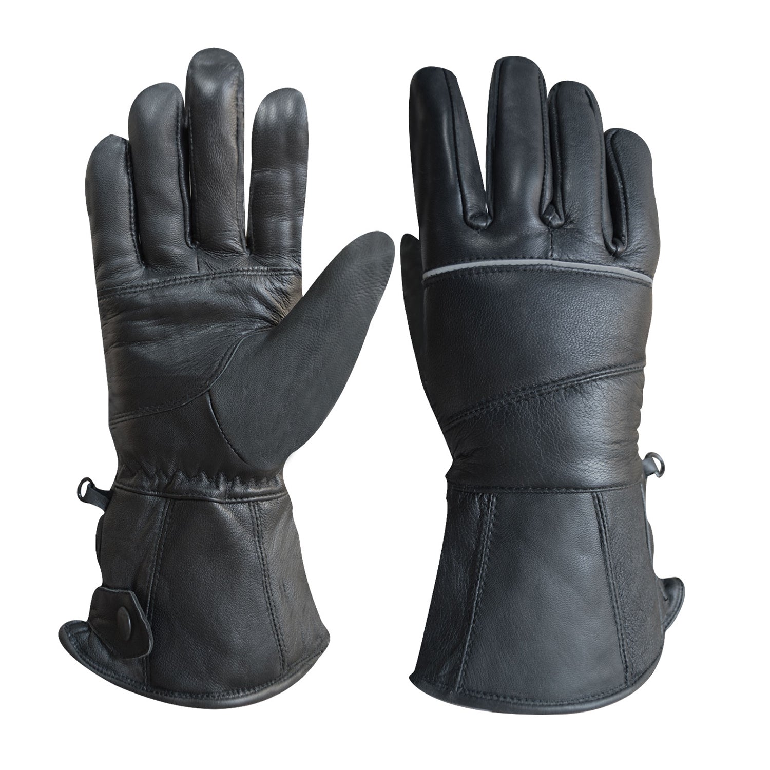 Classic Leather Winter Riding Gloves